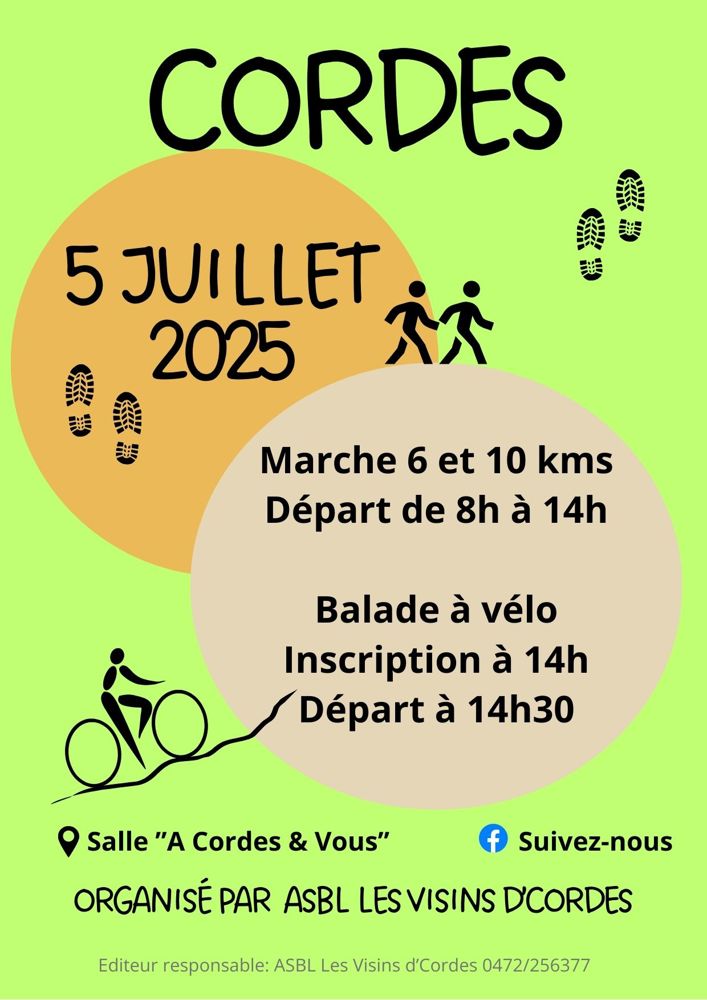 Marche et balade familiale à vélo
